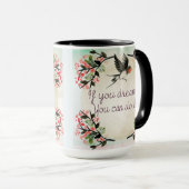 Inspirerend als je het droomt Waterverf Mok (Voorkant rechts)