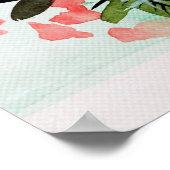 Inspirerend als je het droomt Waterverf Poster (Hoek)