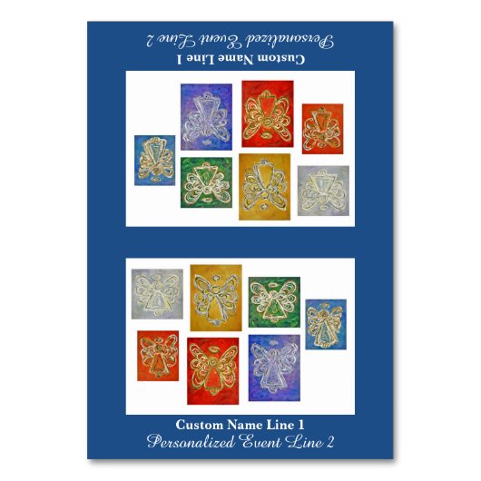 Inspirerend Angel - aangepaste tabeltent voor kleu Kaart (Voorkant)