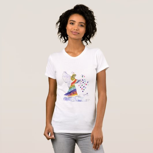 Inspirerend Angel T-shirt (Voorkant volledig)