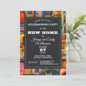 Inspirerend Antiek Deuren Housewarming Party Kaart (Staand voorkant)