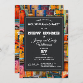 Inspirerend Antiek Deuren Housewarming Party Kaart