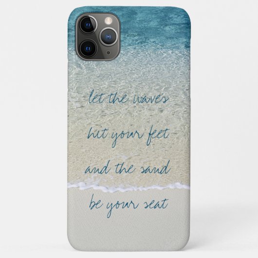 Inspirerend Aqua Turquoise Surf Waves Foto Case-Mate iPhone Case (Achterkant)