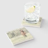 Inspirerend Arabisch paardenprijsopgave - persoonl Stenen Onderzetter (Zijkant)