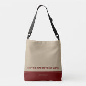 Inspirerend ASPIRE HOGER INSPIRE Burgundy Khaki Crossbody Tas (Achterkant)