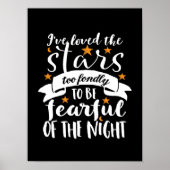 Inspirerend Astronomie Quote Space Geek Love Star Poster (Voorkant)