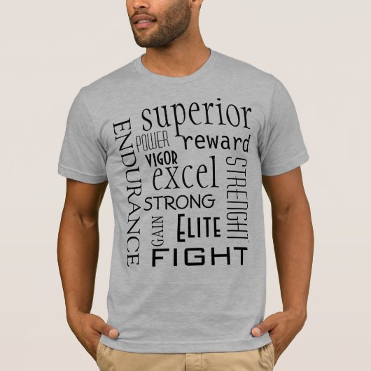 Inspirerend Athlete T-shirt (Voorkant)