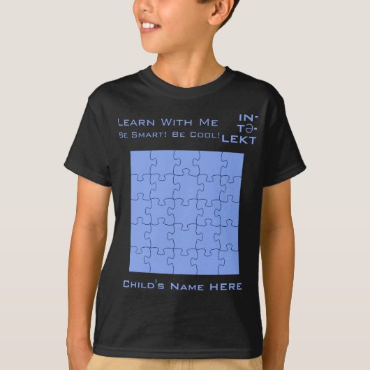 Inspirerend Autisme Bewustzijn Slim, Cool Blue T-shirt (Voorkant)