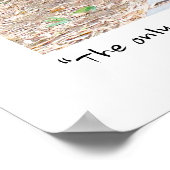 Inspirerend baanvak met Zen Quote Bamboo Poster (Hoek)