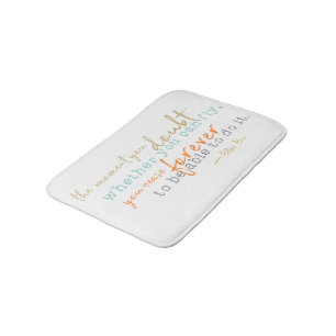 Inspirerend Bath Mat Storybook Quote