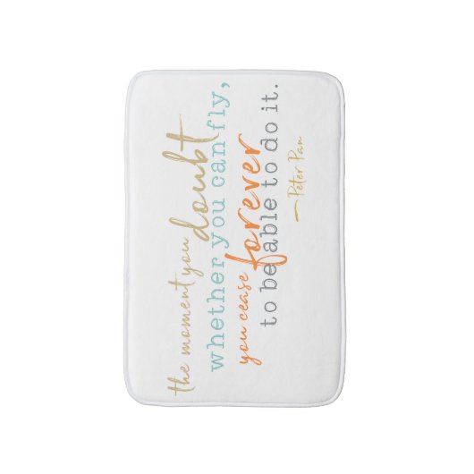 Inspirerend Bath Mat Storybook Quote (Voorkant Verticaal)