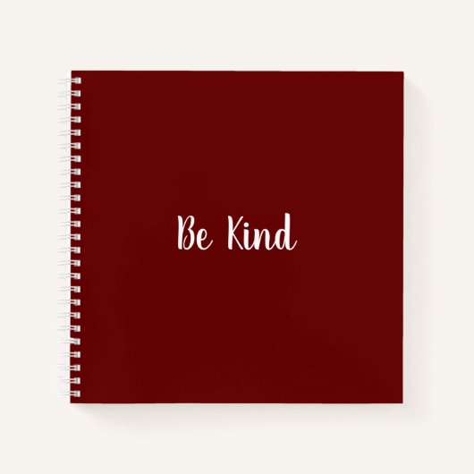 Inspirerend Be Kind School Notitieboek (Voorkant)