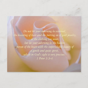 Inspirerend Beauty Bible Verse Briefkaart