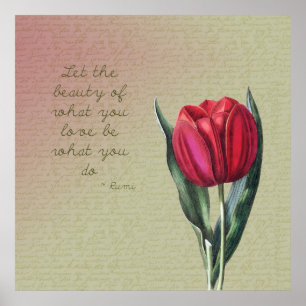 Inspirerend Beauty Tulip Poster