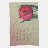 Inspirerend Beauty Tulip Theedoek (Verticaal)