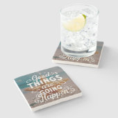 Inspirerend belettering stenen onderzetter (Zijkant)