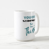 Inspirerend bemoedigend koffiemok (Voorkant rechts)