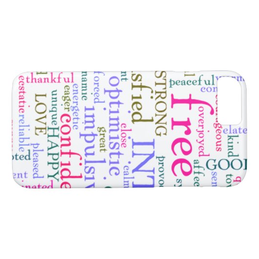 Inspirerend bemoedigende woorden Case-Mate iPhone case (Achterkant (Horizontaal))