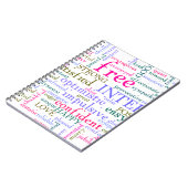 Inspirerend bemoedigende woorden notitieboek (Linkerzijde)