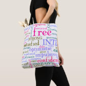 Inspirerend bemoedigende woorden tote bag (Dichtbij)