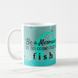 Inspirerend ben een Blauwgroen goud van de Zeemeer Koffiemok