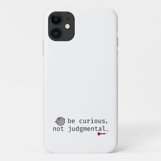Inspirerend ben nieuwsgierig, geen oordeel over ee Case-Mate iPhone case (Achterkant)