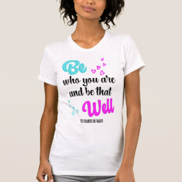 Inspirerend BENT WIE JE BENT T-shirt