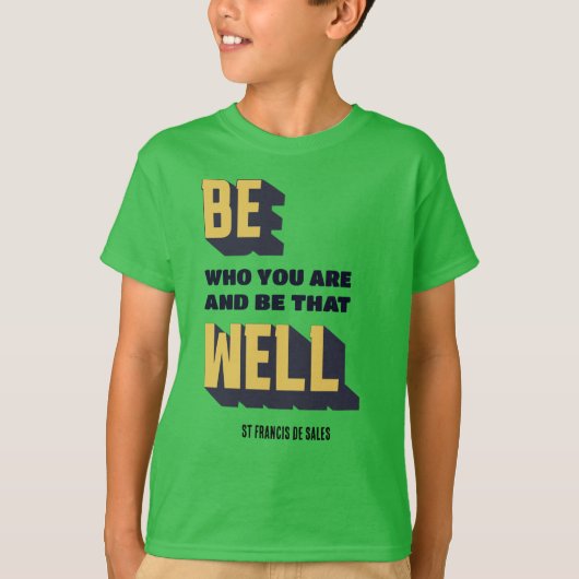 Inspirerend BENT WIE JE KAMERS BENT T-shirt (Voorkant)