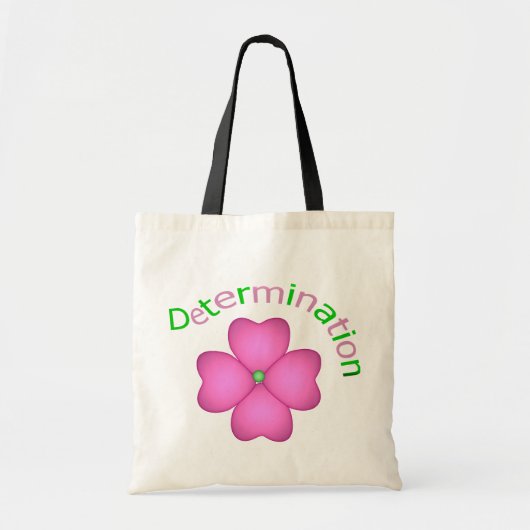 Inspirerend bepaling van de aanjager tote bag (Voorkant)