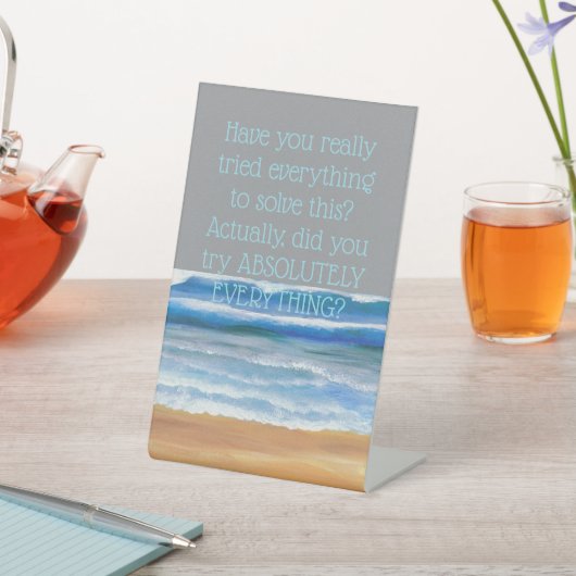 Inspirerend bericht Citaat Aanmoediging Niet Stopp Reclamebord Met Voetstuk (Insitu)