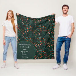 Inspirerend bericht fleece deken