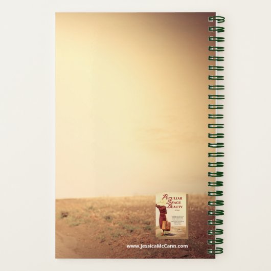 Inspirerend bericht, schrijvend journaal notitieboek (Achterkant)