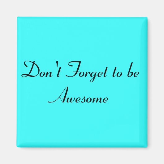 Inspirerend berichten magneet (Voorkant)