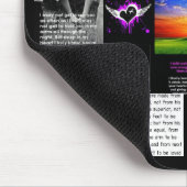 Inspirerend berichten Mousepad Muismat (Hoek)