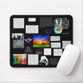 Inspirerend berichten Mousepad Muismat (Met muis)