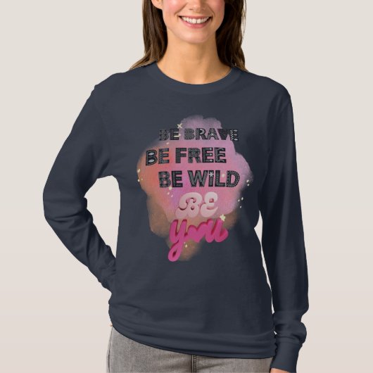 Inspirerend berichtgeving t-shirt (Voorkant)