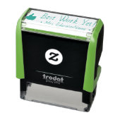 Inspirerend "Beste werk tot nu toe!" + Aangepaste Zelfinktende Stempel (Product)