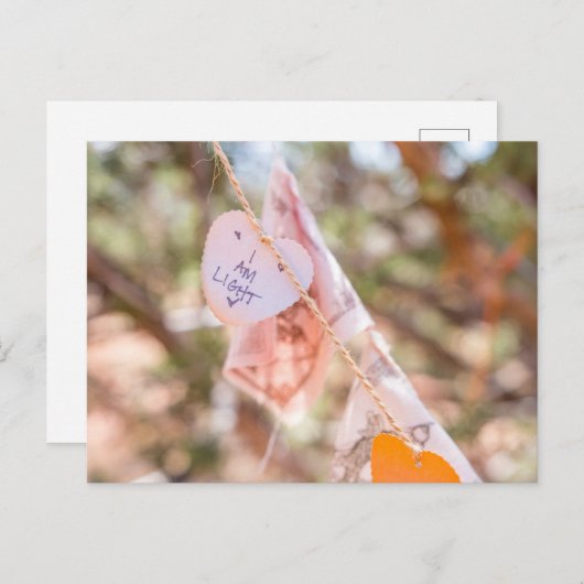 Inspirerend bevestiging briefkaart (Voorkant / Achterkant)