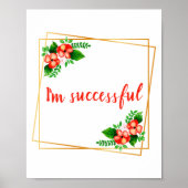 inspirerend bevestiging van arbeid poster (Voorkant)