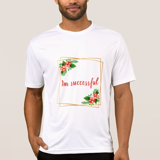 inspirerend bevestiging van arbeid t-shirt (Voorkant)