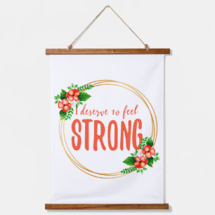 inspirerend beweringen voor het leven en de zelfli hangend wandkleed