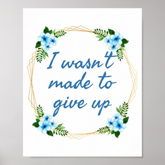 inspirerend beweringen voor succes poster (Voorkant)