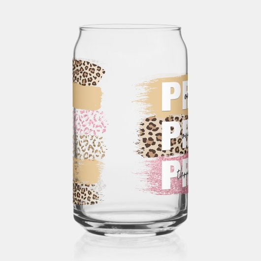 Inspirerend bid erover en bid erover blikvorm glas (Voorkant)