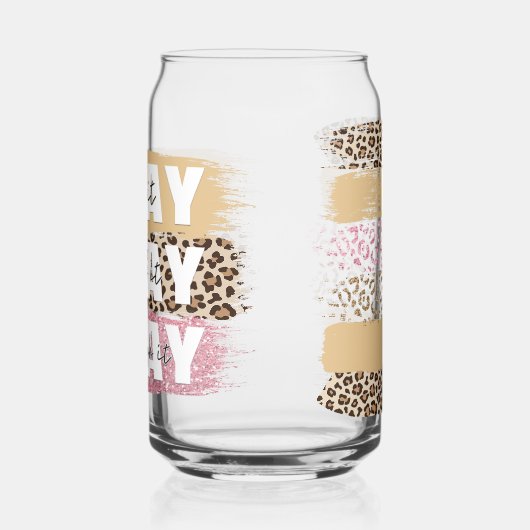 Inspirerend bid erover en bid erover blikvorm glas (Achterkant)