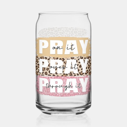 Inspirerend bid erover en bid erover blikvorm glas (Links)