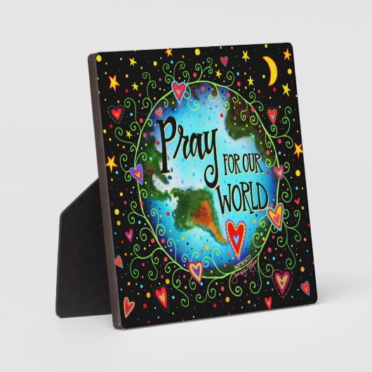 Inspirerend Bid voor onze World Quote Fotoplaat (Voorkant)