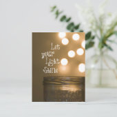 Inspirerend Bijbel Verse Christelijke Citaat Briefkaart (Staand voorkant)