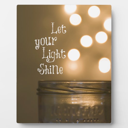 Inspirerend Bijbel Verse Christelijke Citaat Fotoplaat (Voorkant)