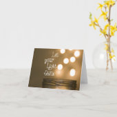 Inspirerend Bijbel Verse Christelijke Citaat Kaart (Gele Bloem)