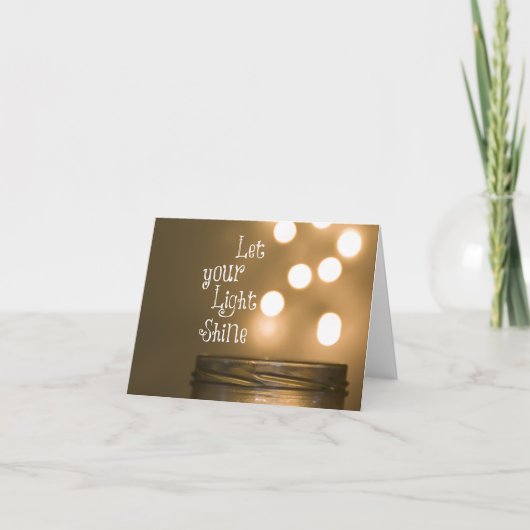 Inspirerend Bijbel Verse Christelijke Citaat Kaart (Voorkant)